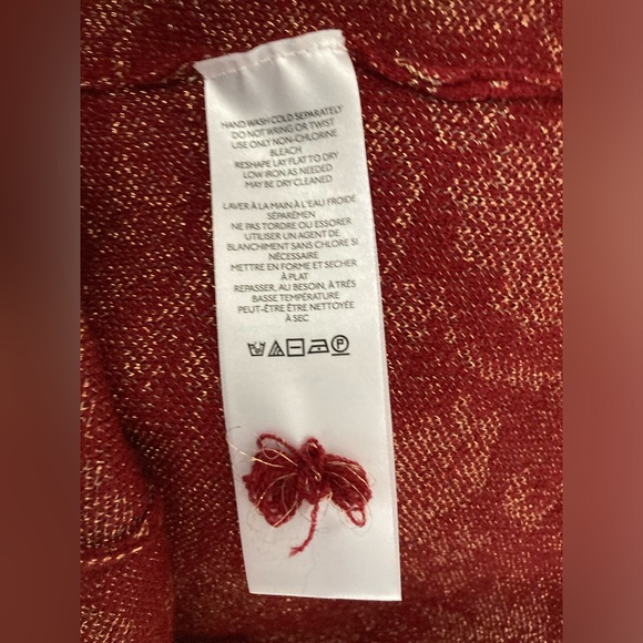 NWT Anthropologie Floral Ruched Mock Neck Sweater Size M - Picture 14 of 15